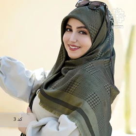 روسری نخ ژاکارد رونا پیچی