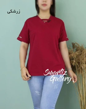 تیشرت یقه3دکمه