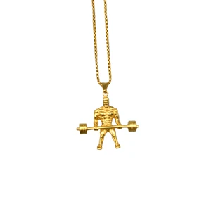 گردنبند استیل طرح فیگور هالتر دار 26309