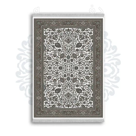 فرشینه از جنس پارچه هازان مخمل ترک طرح سنتی و مدرن برند دفه کد DAMG65