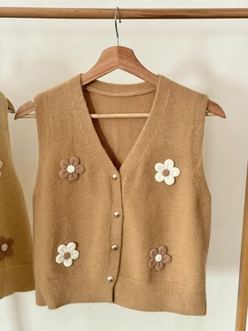 وست بافت گل‌دار کد 3