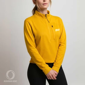 تیشرت نیم زیپ داخل پلار BLACKDEER