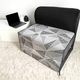 کاناپه تخت شو یک نفره مینیمال هندسی مدل M1109