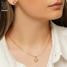 نیم ست غزال نگین‌دار ژوپینگ