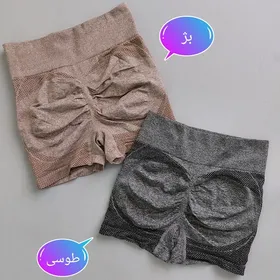 شورتک پشت چین‌دار ورزشی زنانه 36 تا 42