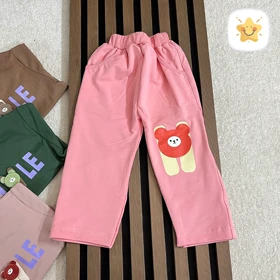 بلوز شلوار دخترانه پنبه جنس عالی مدل WHLE مناسب 2 تا 10 سال