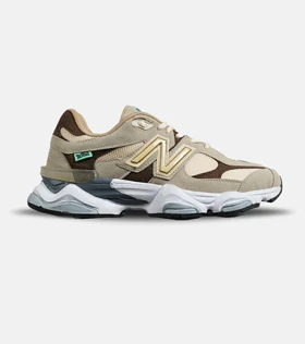 کفش کتانی مردانه و زنانه کرم قهوه ای NEW BALANCE 9060