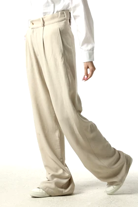 شلوار پیلی دار دمپا گشاد زنانه