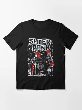 تیشرت spiderman spider verse تیشرت مرد عنکبوتی طرح Spider Punk