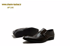 کفش مجلسی ورنی چرم طبیعیbl02