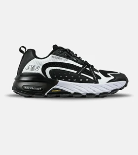 کفش کتانی طبی ورزشی مشکی سفید SKECHERS max protect v.2 مدل 7778