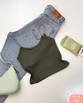 کراپ یقه کوبایی 7107