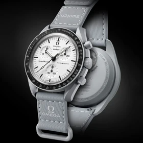 امگا سواچ ماموریت به ماه طوسی جدید u-0767