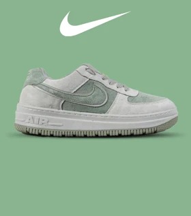 کفش کتانی مردانه و زنانه سبز NIKE AIR FORCE مدل 2095