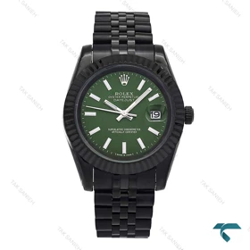 ساعت مردانه رولکس دیت جاست مشکی صفحه سبز Rolex-6619-L