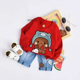 ست سه تیکه یلدایی بچگانه NILU BABY