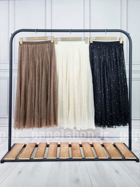 دامن پلیسه دورو شاین دار