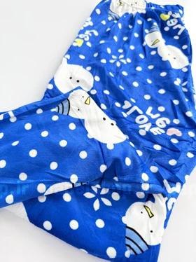 شلوار مخمل استیکردار آدم برفی