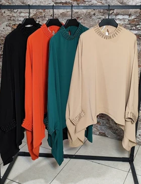 شومیز کیمونو مجلسی مدل باران کد 50200