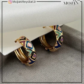 گوشواره های مینا کاری ژوپینگ کد gn0026