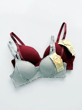 سوتین تک اسفنجی نوار دوزی بند نوشته Love secret