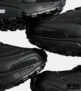 کفش کتانی مردانه مشکی آبی نایک NIKE x SUPREME shox ride 2