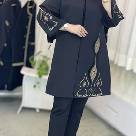 مانتو گلدوزی عیدانه مدل ماهرخ
