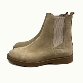 نیم بوت جیر ساده بغل کش ZARA