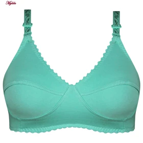 سوتین زنانه مدل نخی سبزآبی کد 3472