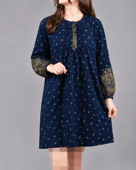 تونیک زنانه طرح اندونزی سایزبزرگ 7630