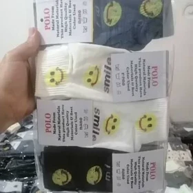 تولیدی جوراب بچگانه طرح smail