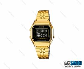ساعت مچی زنانه کاسیو LA680WGA-1B طلایی مشکی Casio-2666-L
