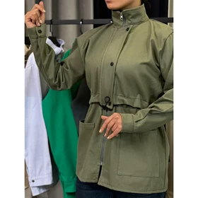 مانتو کتان گت دار زنانه