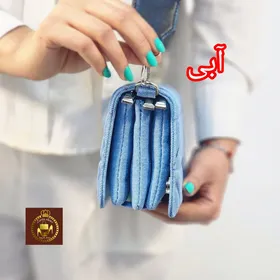 کیف دوشی بغل کج جین زنانه کد : 1073