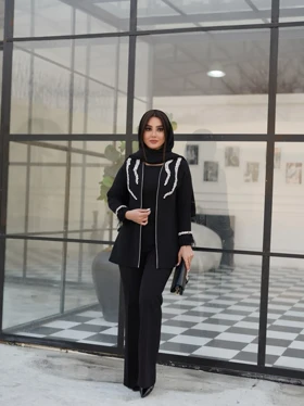 کت مجلسی سنگ دوزی شده