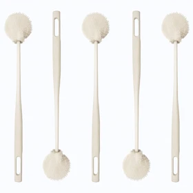 برس شیشه شوی مدل سیلیکونی 360 درجه کد 5434 بسته 5 عددی