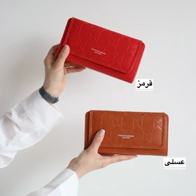 کیف پول زنانه و جاکارتی کد 1302 (قرمز)
