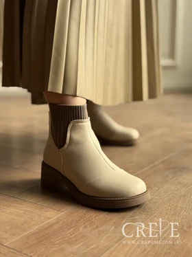 نیم بوت کشبافت پاشنه 5/5 سانت