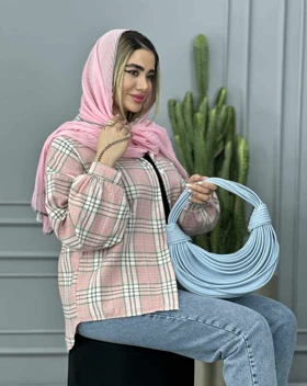 مانتو شومیز چهار خونه(41)کد3412