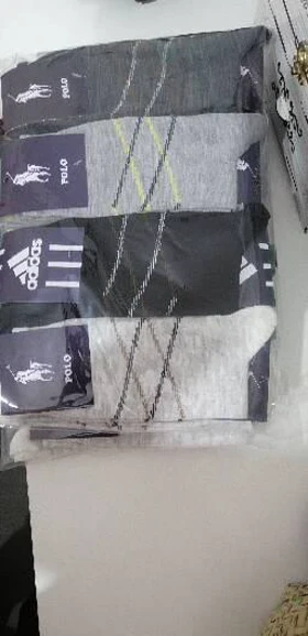 تولیدی جوراب مردانه ساق بلند پک اقتصادی 12 جفتی مناسب کارمندان بسته بندی سلفونی 12 جفتی پنجه گیری روسو تخت فری سایز 38 الی 46