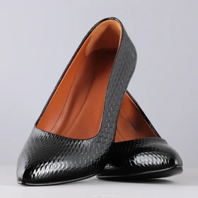 کفش پاشنه‌دار زنانه چرم یلسان مدل ژاکلین کد 600-MRV