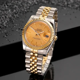 ساعت تمام استیل رولکس دیت جاست Rolex datejust SW2 (طلایی)