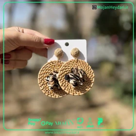 گوشواره حصیری بهار و تابستان کد gh186