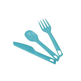 ست قاشق و چنگال و کارد LIFECAMP (آبی روشن)