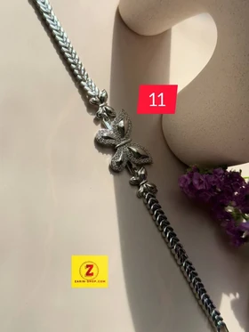 دستبند جواهری نگینی زنانه