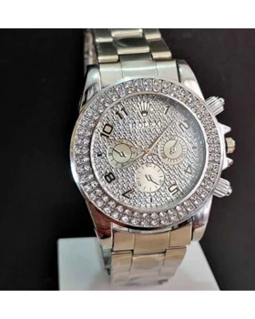 ساعت مچی مردانه مدل ROLEX (نقره ای)
