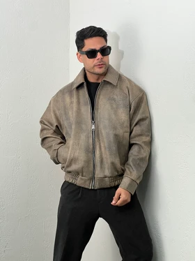 کاپشن مردانه جیر ADALAN