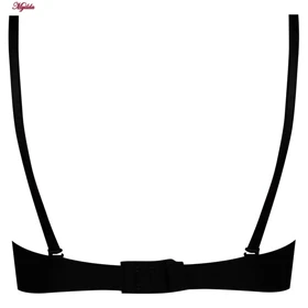 سوتین زنانه لین مدل کاپ‌دار بدون دوخت بدون فنر کد 4680-705 رنگ مشکی