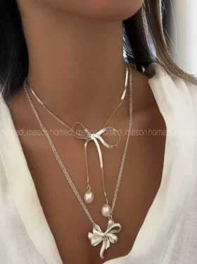 گردنبند پکی تک مروارید