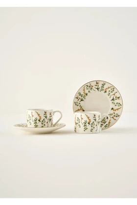 فنجان چای دو نفره Bella Maison مدل Gardenia پرسلان - چندرنگ